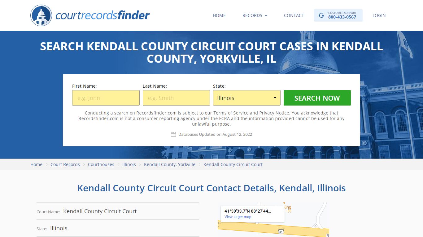 Kendall County Circuit Court Case Search - RecordsFinder